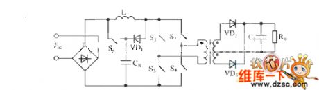 The PFC converter circuit of I3 parallel connected single-stage Boost type