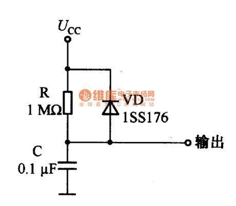 RC reset circuit diagram