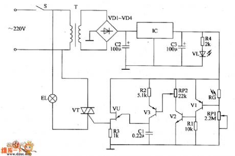 the fill light circuit of the chicken farm(2)