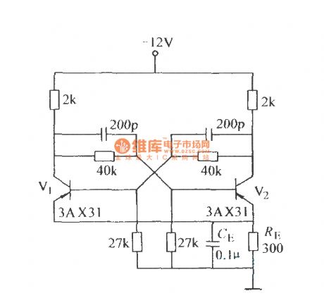 The dual stable circuit with self-bias voltage