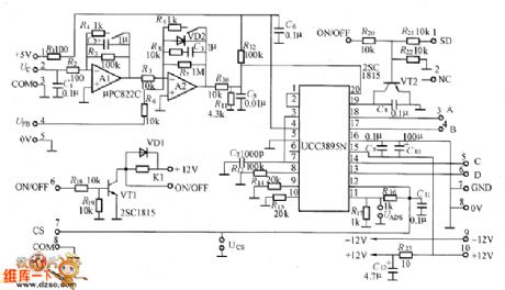 UCC3895N phase shift control circuit