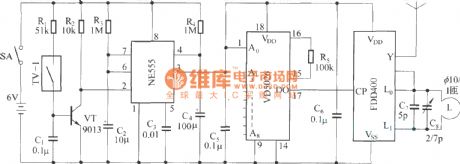 The bike burglarproof alarm circuit