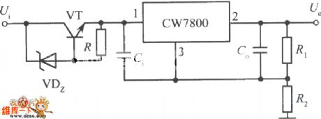 High input-high output integrated voltage stabilization power supply circuit (4)