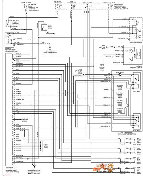 BMW anti-lock braking system circuit