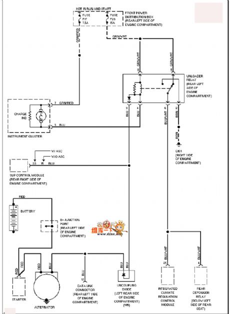 BMW charging circuit
