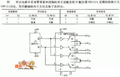 Two-way transfer switch typical circuit