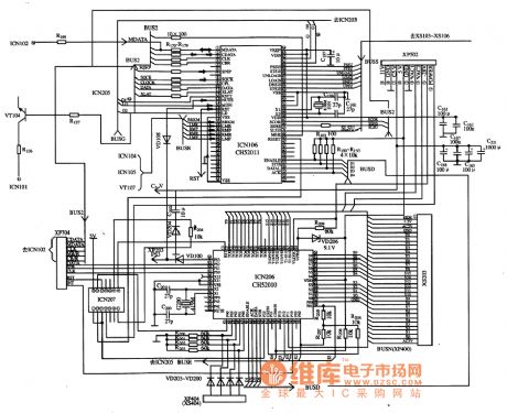 CH52010 Display Control Micro-Computer Integrated Circuit
