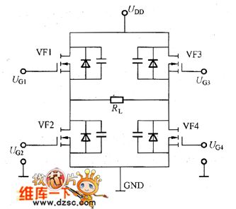 traditional PWM control full-bridge circuit