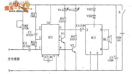 Bearing fault detector circuit diagram 2