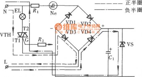 Industrial Touch Electronic Switch Circuit Composed of NE555,CD4013