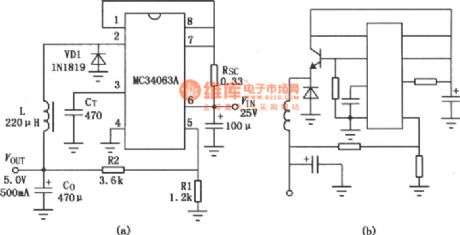 MC3406A buck DC-DC convertor
