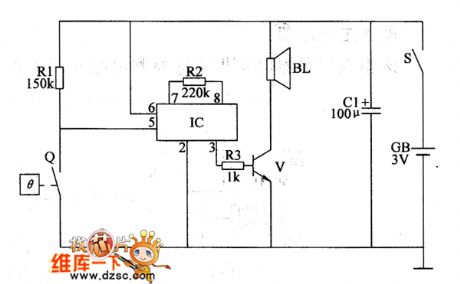 Frost alarm circuit diagram 2
