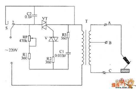 Welding power regulator circuit diagram