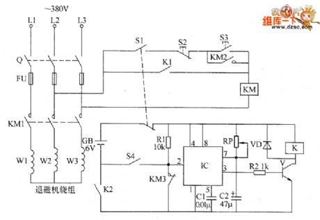 Demagnetizer energy-saving controller circuit diagram