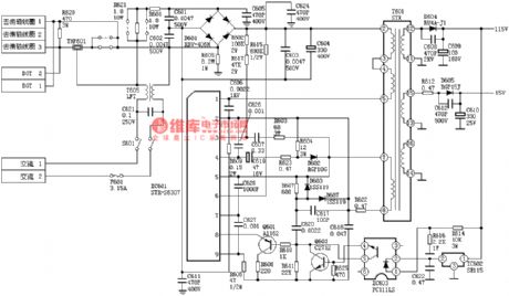 SONY KV2185 Power Supply Circuit