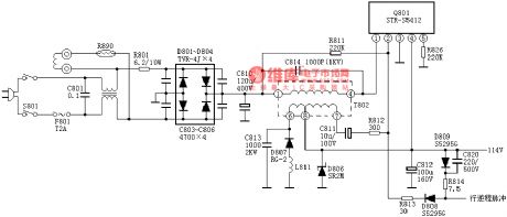 STR5412 Power Supply Circuit