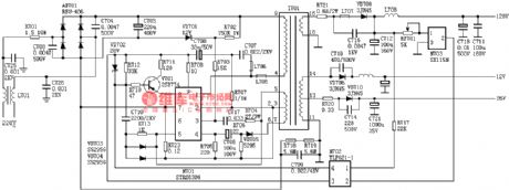 STR6309 Power Supply Circuit