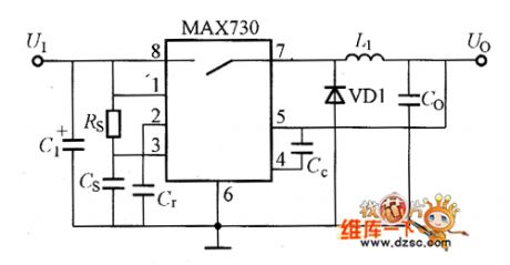 MAX730 Basic Application Circuit