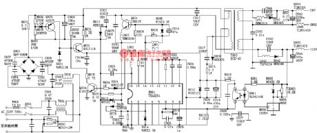 CHANGHONG N2918 Power Supply Circuit