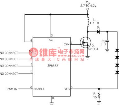 White LED Driver with High Efficiency