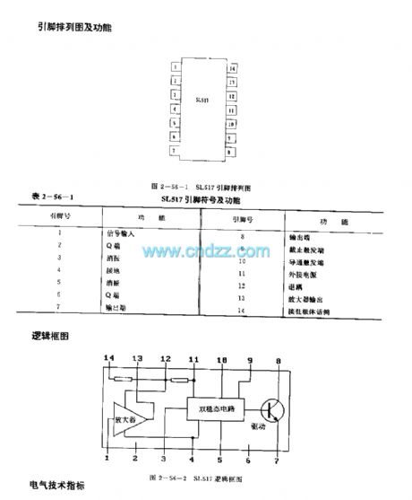SL517 (electronic toy) audio, RF or infrared decoder circuit