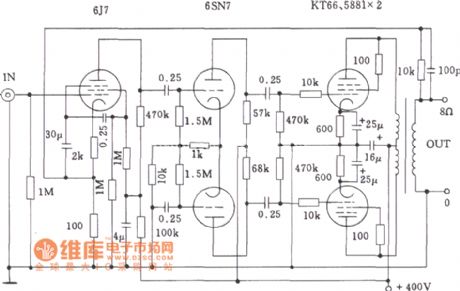 Williams tube amplifier circuit diagram