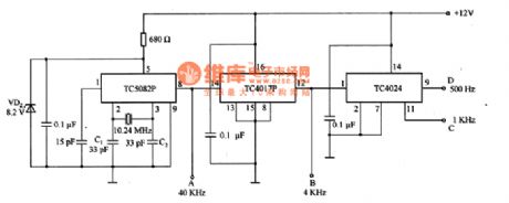 Oscillating Circuit Composed of TC5082P