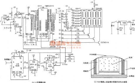 The PVDF heart sounds impulse measuring circuit