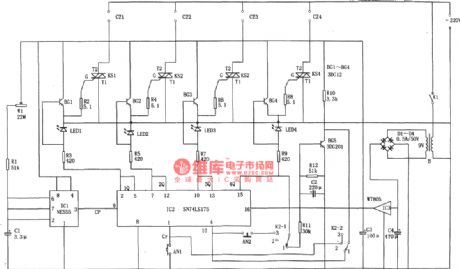 Ambulatory Illuminations Program Controller Composed of SN74LS175