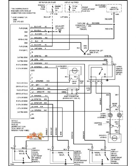 Mazda 96PROBE airbag circuit