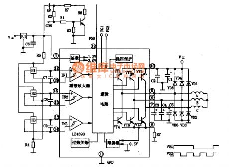LBl690 high performance brushless DC motor control circuit diagram