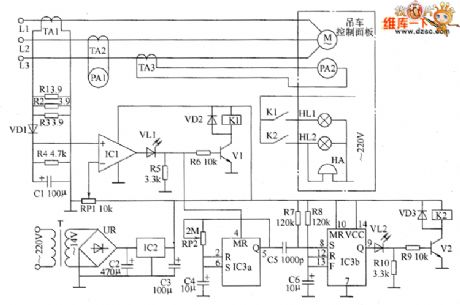 Dense rock pile driver automatic controller circuit diagram