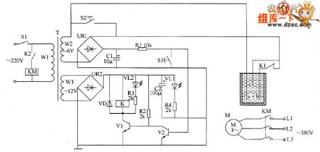 Liquid level controller circuit diagram 1