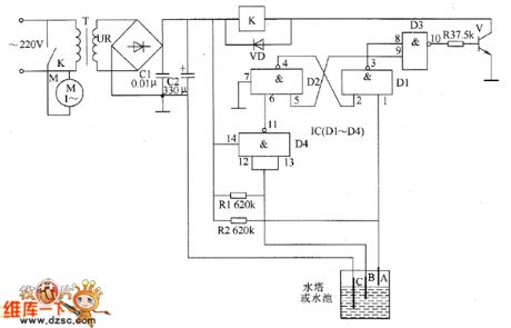 Liquid level controller circuit diagram 2