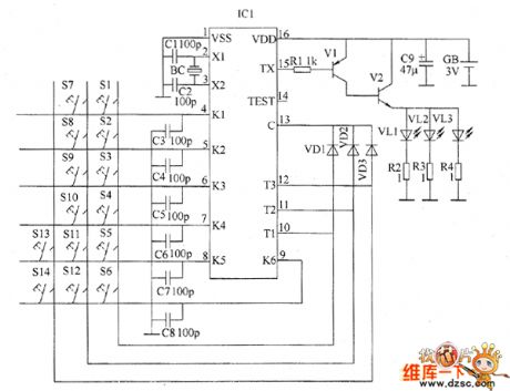 Remote control electric hoist control circuit diagram 2