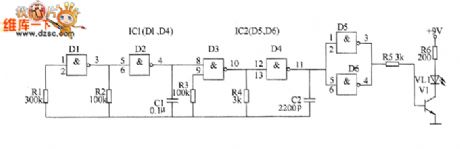 Production volume automatic counter circuit diagram 1