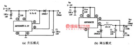 Switching type voltage transform integrated circuit