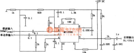 Multiplying Wave Detector Circuit Without Voltage Transformer(MC1596G)