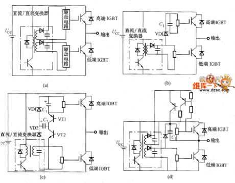 ICBT Grid Electrode Driving Control Power Circuit