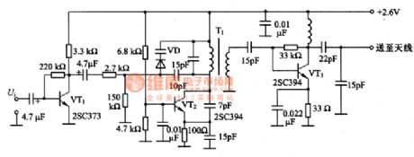 The FM circuit with the transfiguration diode