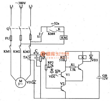 The motor phase loss protector circuit