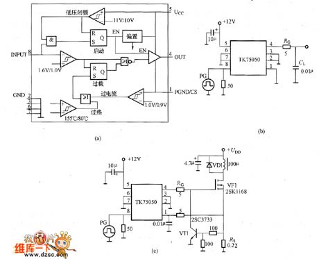 Grid Electrode Driving Circuit Composed Of TK75050
