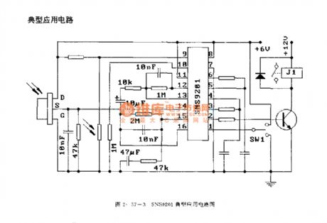 SNS9201 （household appliance, robot, medical equipment or alarm device) infrared sensor signal processing circuit