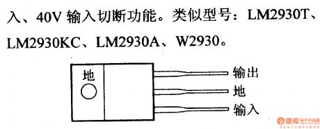 The regulator: DC-DC circuit, power supply monitor pin and its main features LM2930