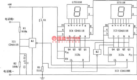 Telephone Recorder(CD4511B,CD4518B)