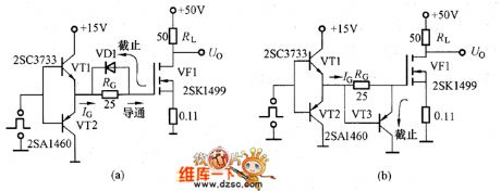 Grid Electrode Driving Circuit With Shortening Turn-Off Time