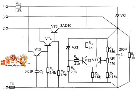 DC Voltage Regulator Power Circuit With Output Of 30V/0.2A