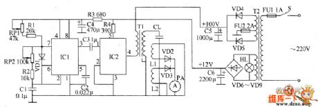 Boiler electronic descaling device circuit diagram 4
