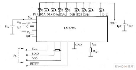 A highly concentrated pump dual-display white light LED drive circuit
