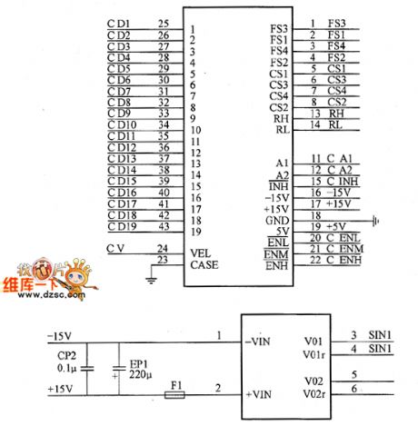 The position detection circuit diagram for rotary transformer